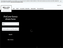Tablet Screenshot of bellesdemeures.com